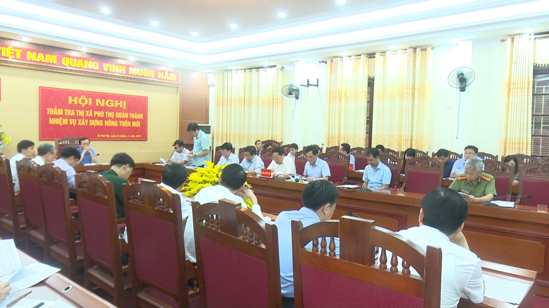 Hội nghị thẩm tra Thị xã Phú Thọ hoàn thành xây dựng NTM